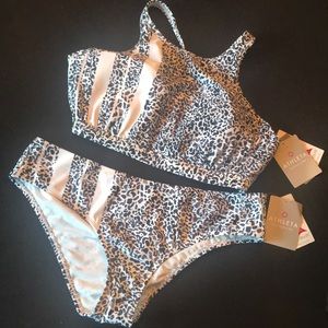 NWT ATHLETA TWO PIECE SWIMSUIT